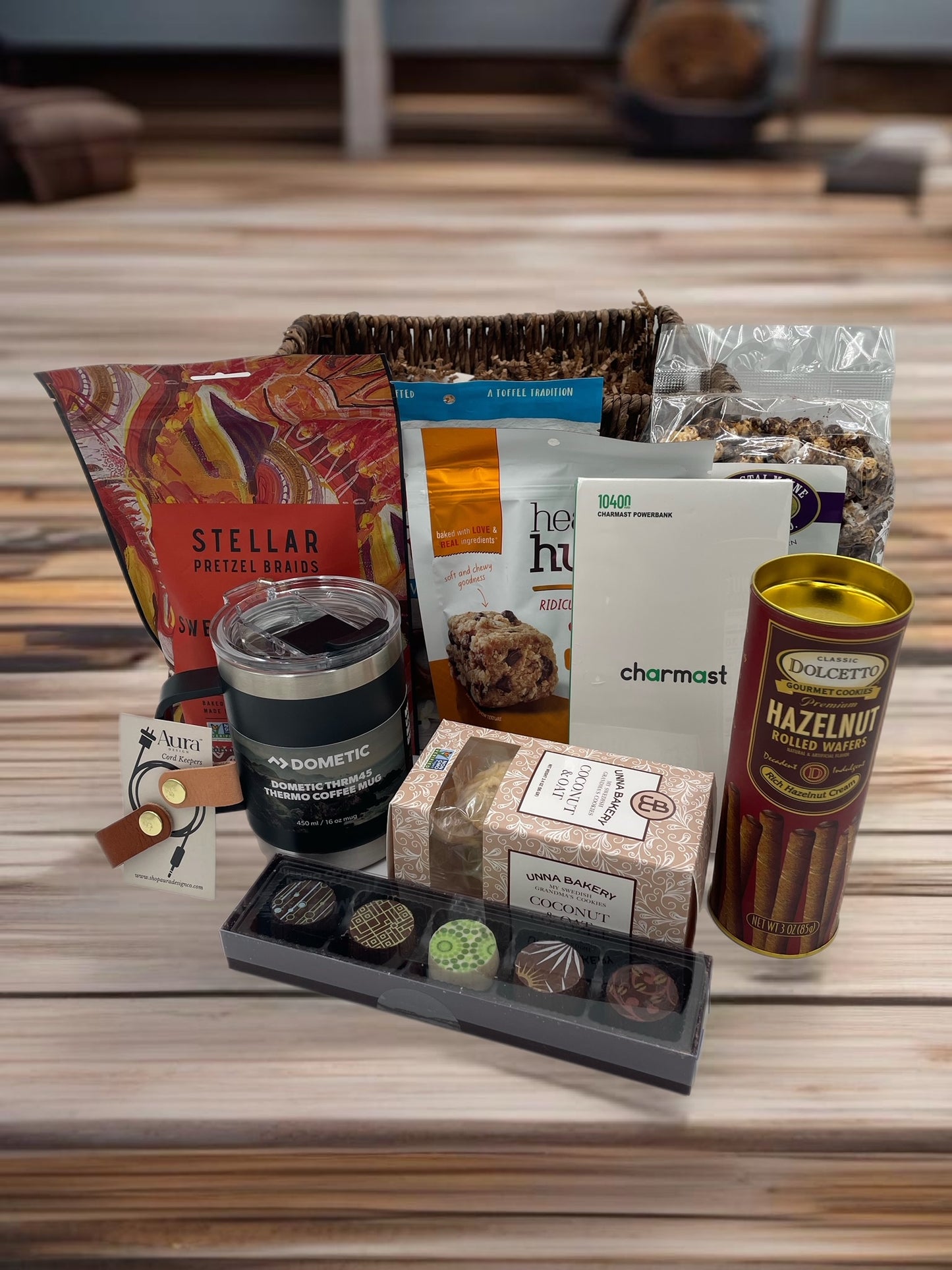 Ultimate Snack & Tech Gift Basket