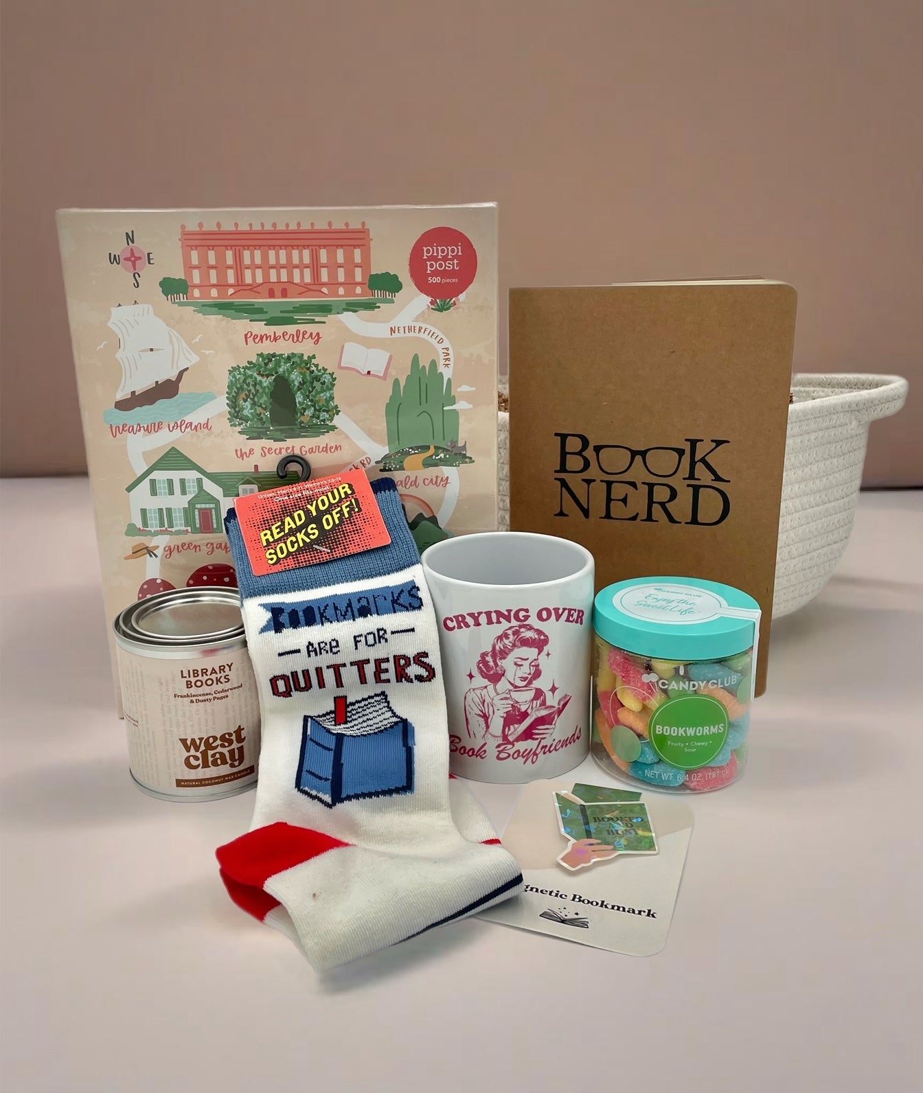 Book Lover Gift Basket