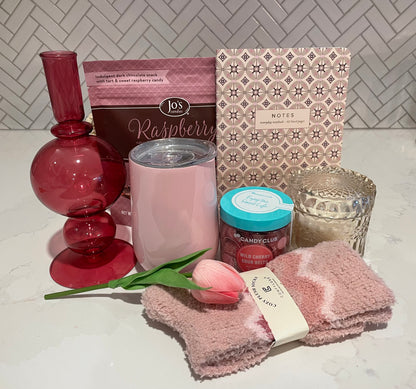 Pretty in Pink Gift Basket