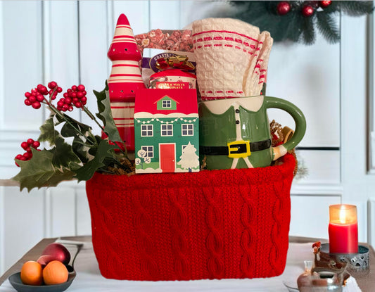 Santa's Elf Gift Basket